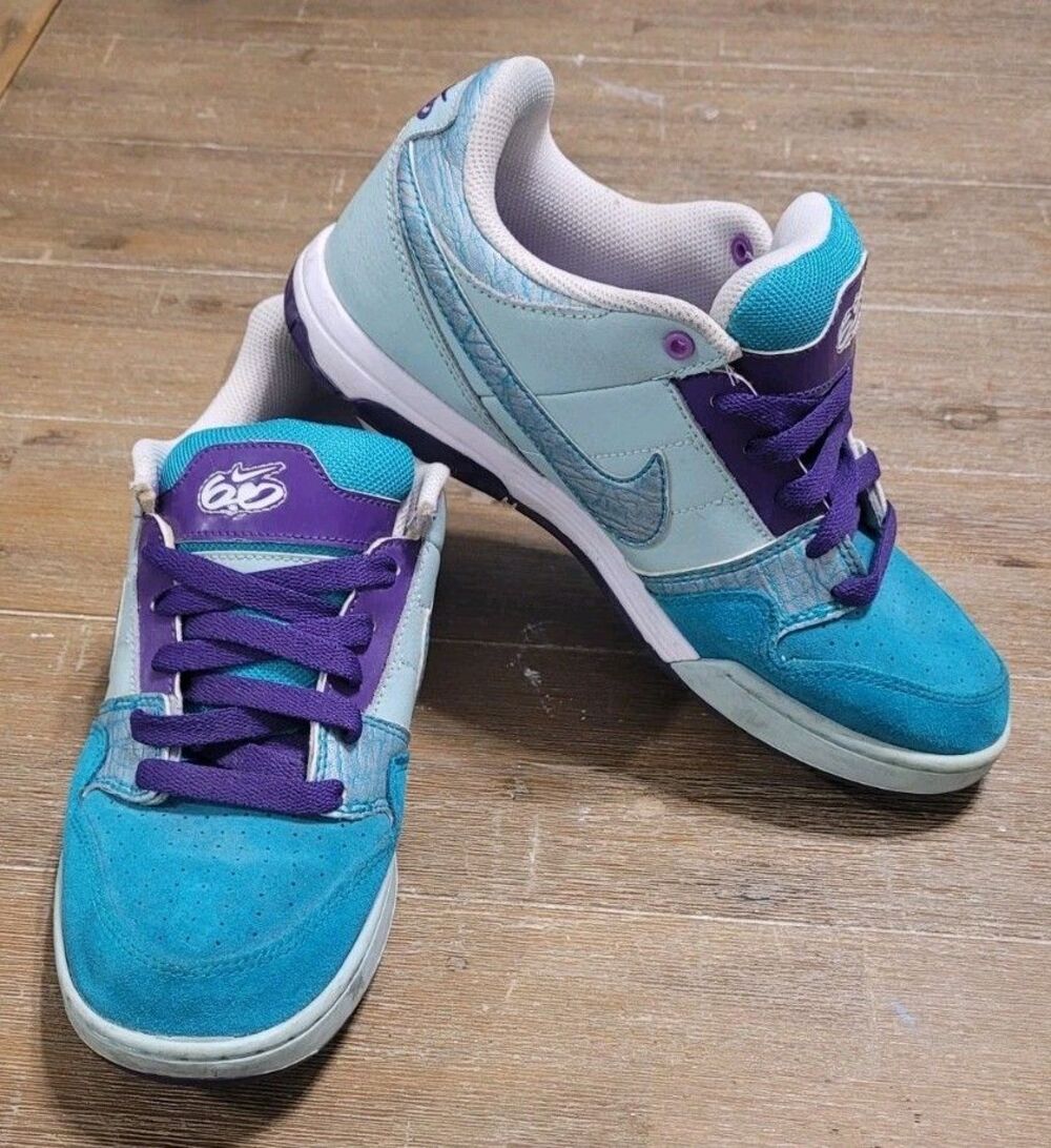 RARE Size 8.5 Wmn's Nike Air Morgan 2 Skateboard SB Shoes 6.0  2009 386615-300